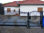Zaun aus Metall Kreuzburg